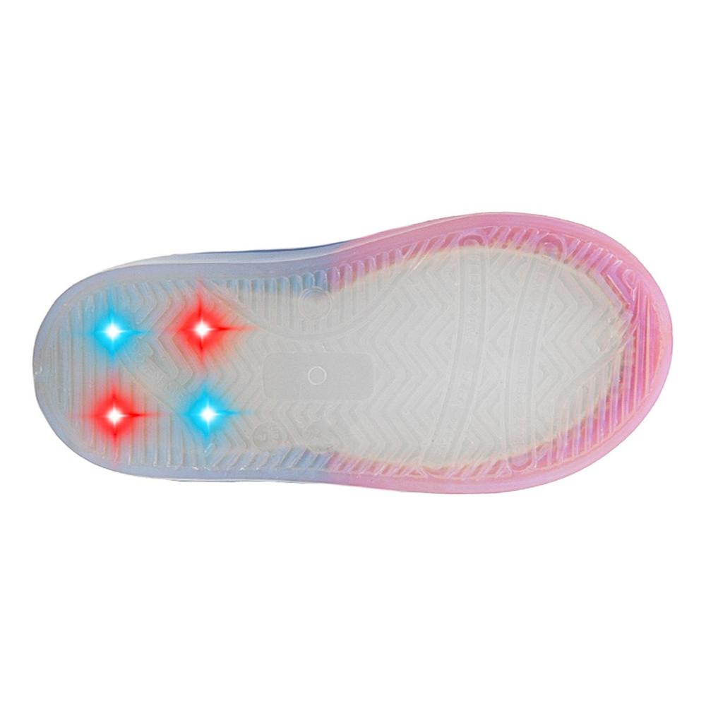Foto 6 pulgar | Tenis Bota Bubble Gummers Niño Capitán America Con Luces Azul Marino