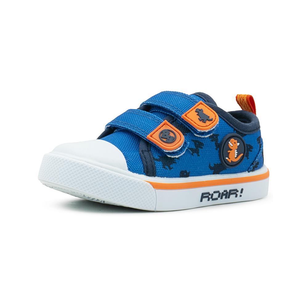 Foto 5 pulgar | Tenis Niño Bubble Gummers Dinosaurio Velcro Marino 13-17 Naranja