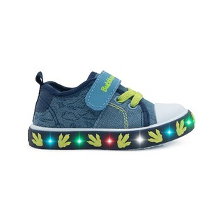 Foto 7 | Tenis Con Luces Bubble Gummers Para Niño Dinosaurios Azul Marino