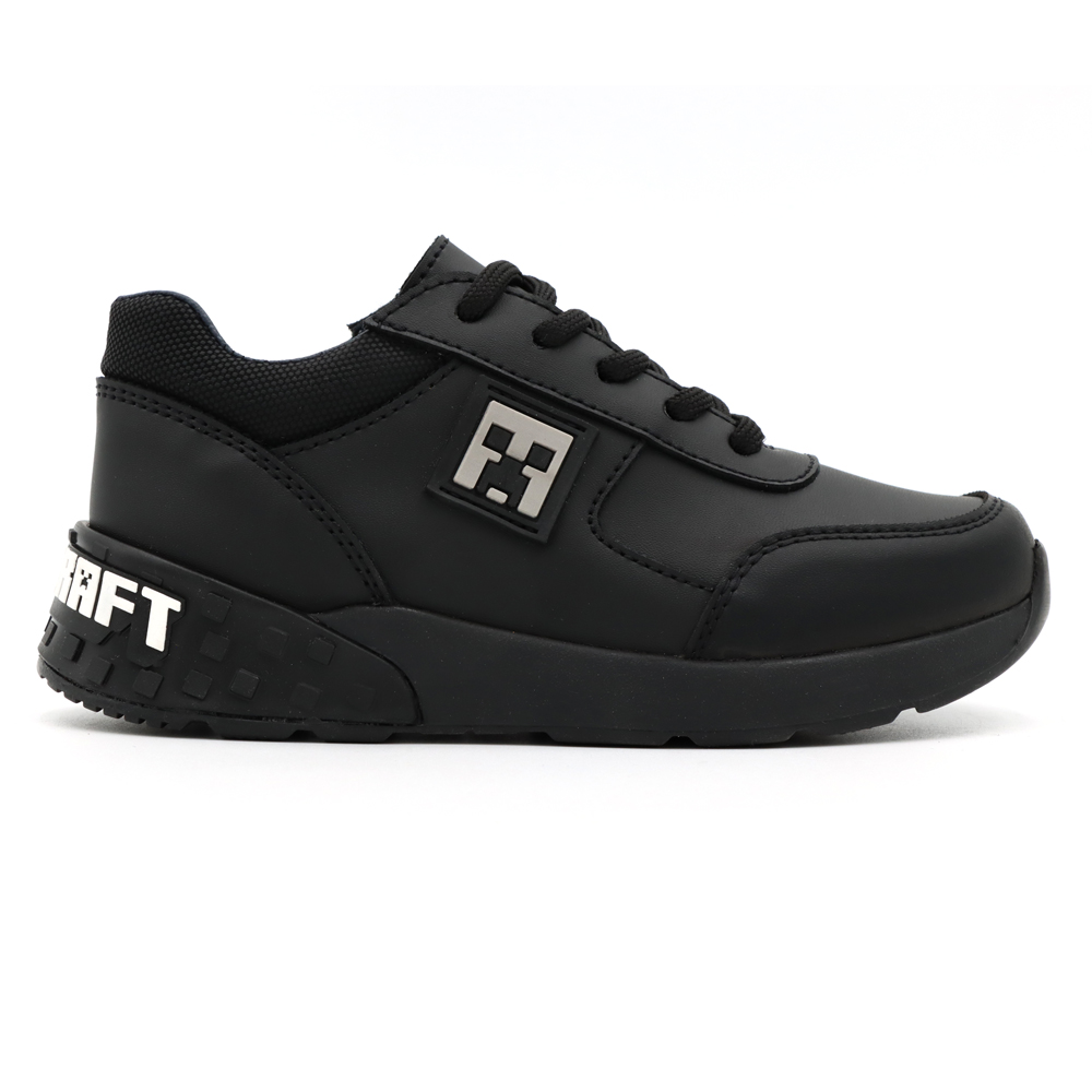 Tenis Minecraft Creeper Negros Para Niño