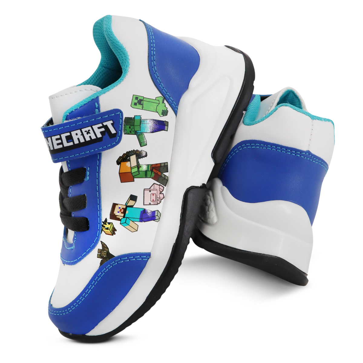 Foto 4 pulgar | Tenis Minecraft Steve Alex Creeper Para Niño