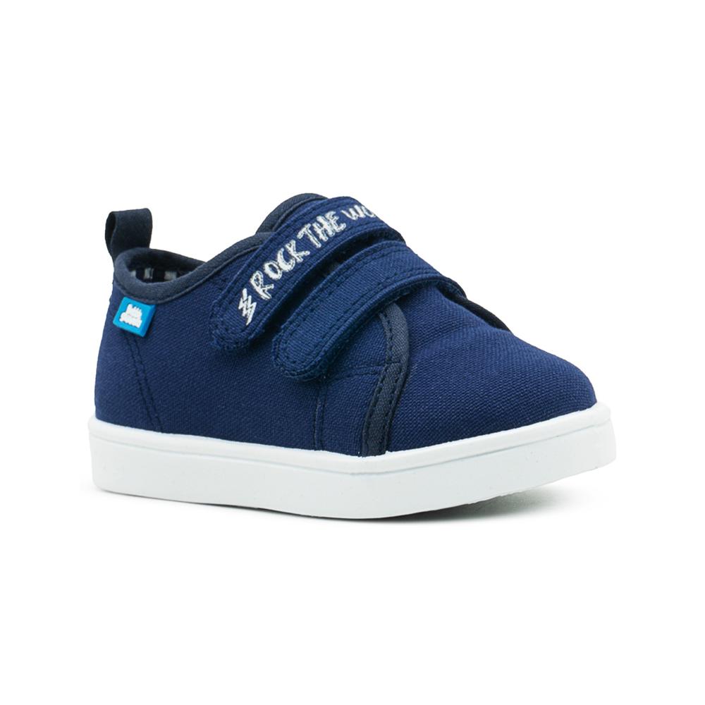 Foto 6 pulgar | Tenis Niño Bubble Gummers Choclo Ohio Velcro Marino 14-19 Azul Marino