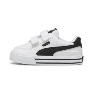 Foto 1 | Tenis Puma Court Classic Vulc Infantil Para Niño Blanco