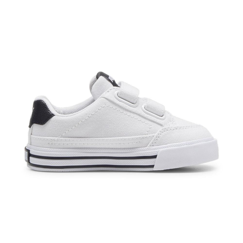 Foto 3 pulgar | Tenis Puma Court Classic Vulc Infantil Para Niño Blanco