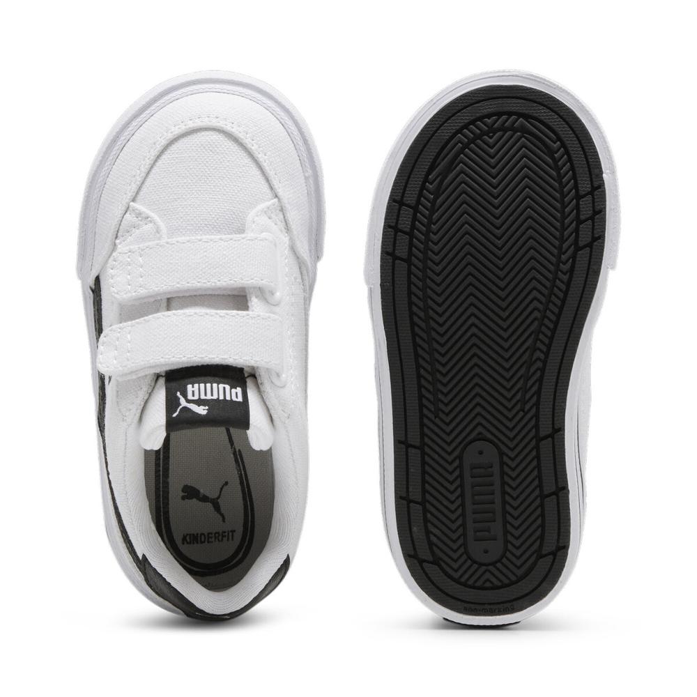 Foto 7 pulgar | Tenis Puma Court Classic Vulc Infantil Para Niño Blanco