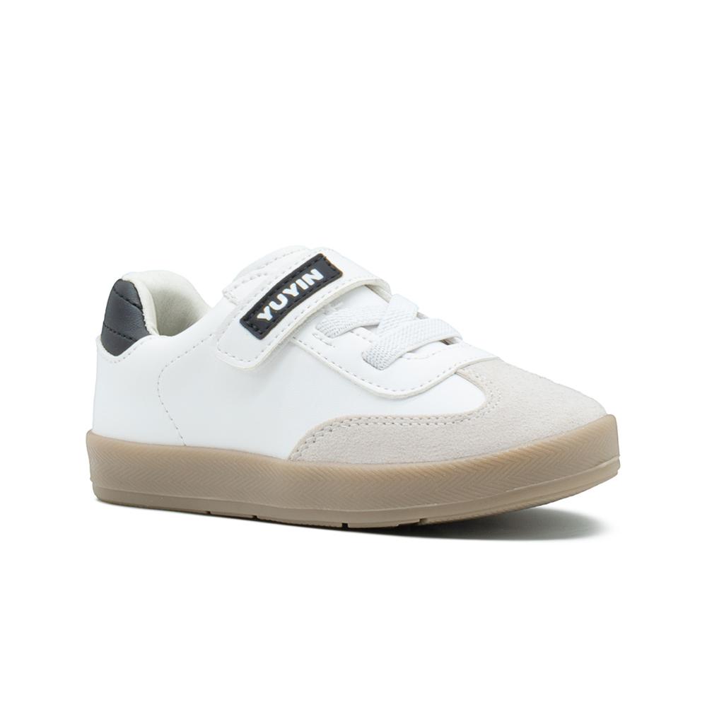 Foto 2 pulgar | Tenis Para Niño Urbano Casual Choclo Color Blanco Gris Blanco