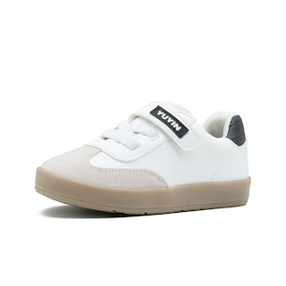 Foto 4 | Tenis Para Niño Urbano Casual Choclo Color Blanco Gris Blanco