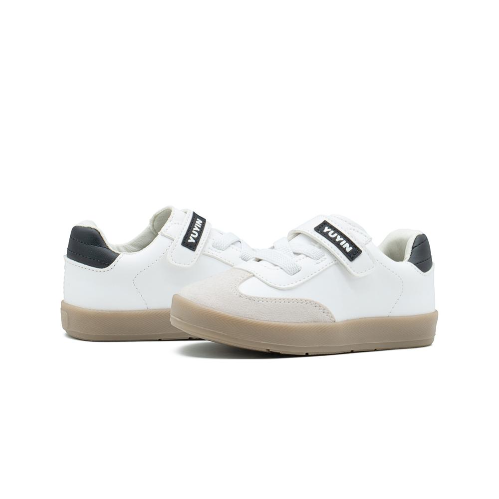 Foto 6 pulgar | Tenis Para Niño Urbano Casual Choclo Color Blanco Gris Blanco