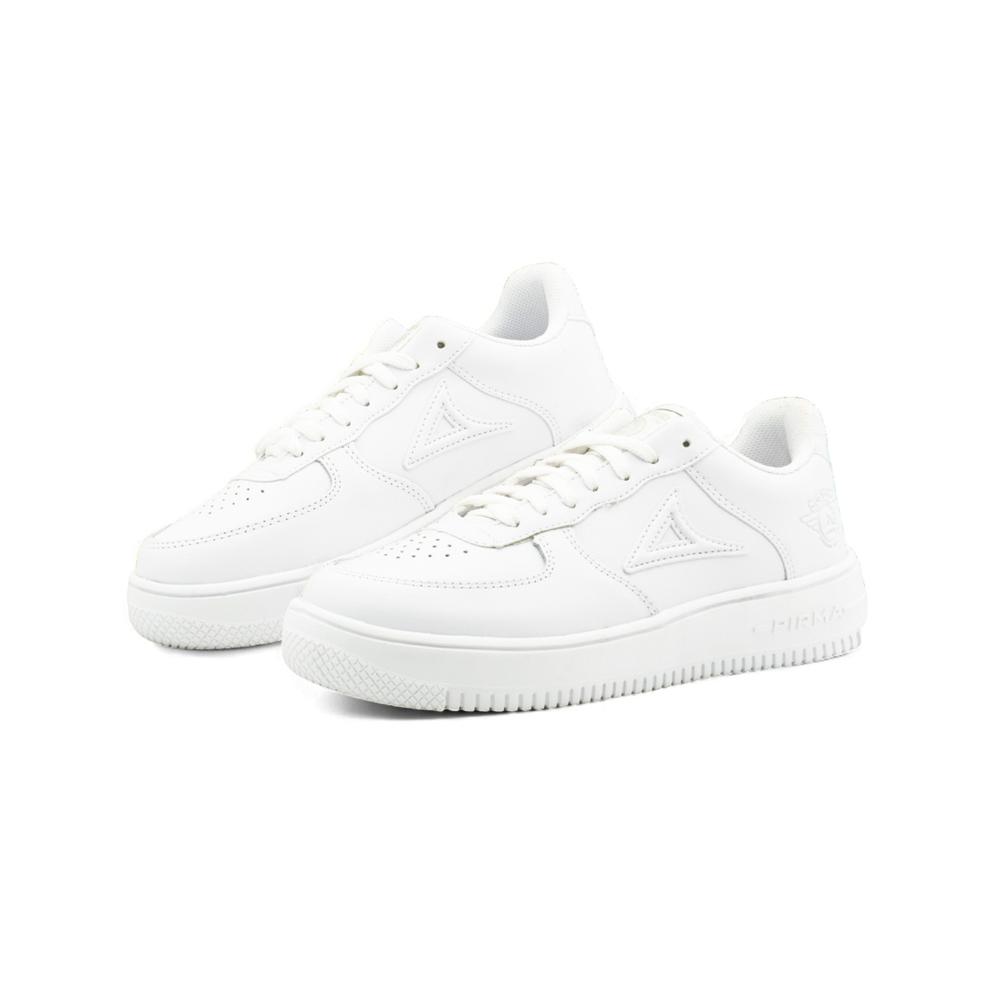 Foto 2 | Tenis Escolar Pirma Originales Para Niño Cómodos Blanco Blanco
