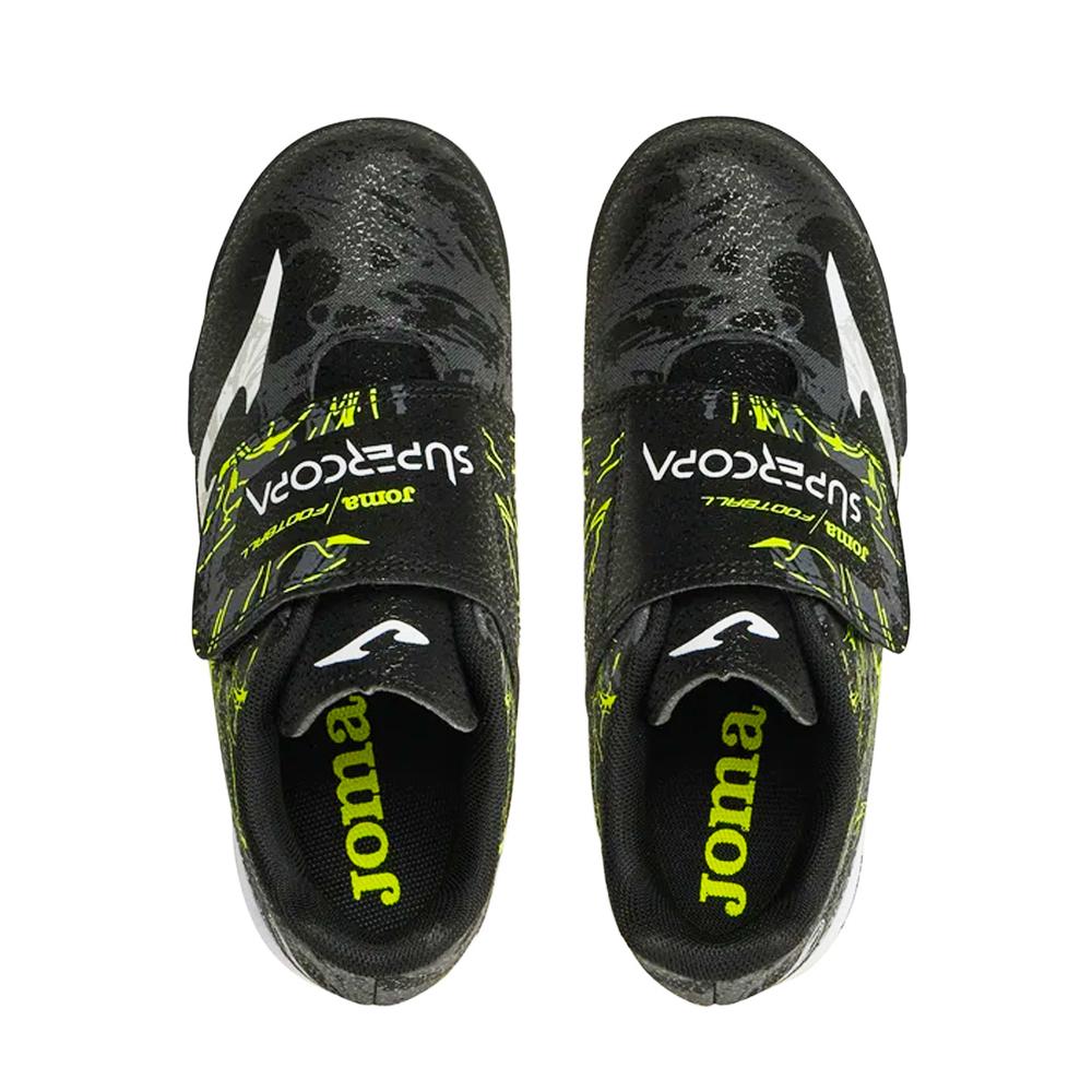 Foto 4 pulgar | Tenis Futbol Rápido Joma  Juvenil Pasto Sintético Turf Negro Negro