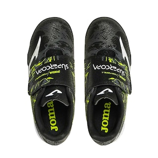 Foto 3 | Tenis Futbol Rápido Joma Juvenil Pasto Sintético Turf Negro Negro