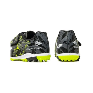 Foto 5 | Tenis Futbol Rápido Joma Juvenil Pasto Sintético Turf Negro Negro