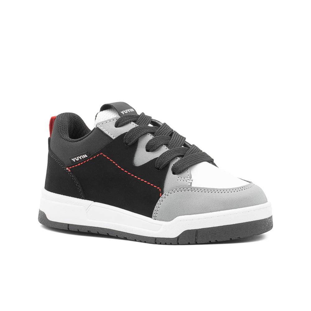 Foto 1 | Tenis Casual Para Niño Yuyin  Ligero Color Negro 18-25 Negro