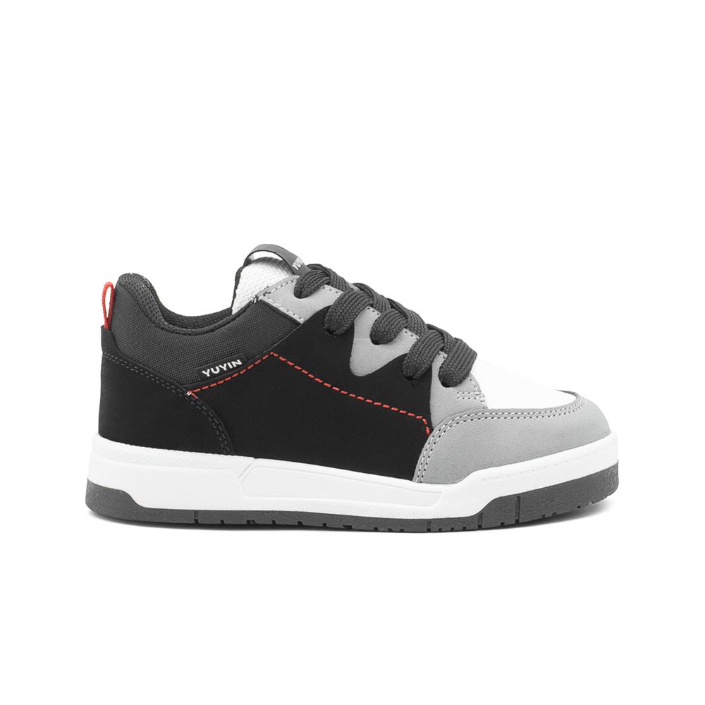Foto 4 pulgar | Tenis Casual Para Niño Yuyin  Ligero Color Negro 18-25 Negro