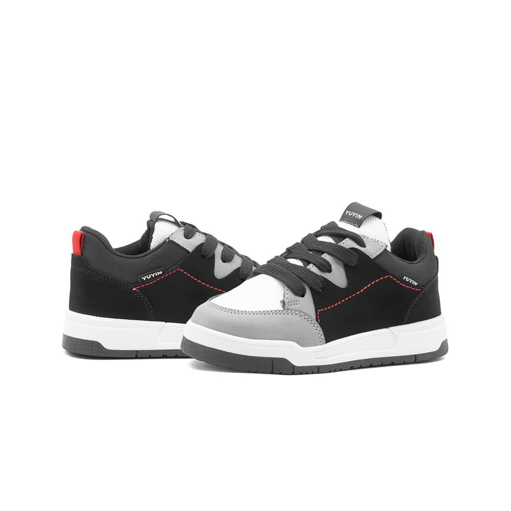 Foto 5 | Tenis Casual Para Niño Yuyin  Ligero Color Negro 18-25 Negro