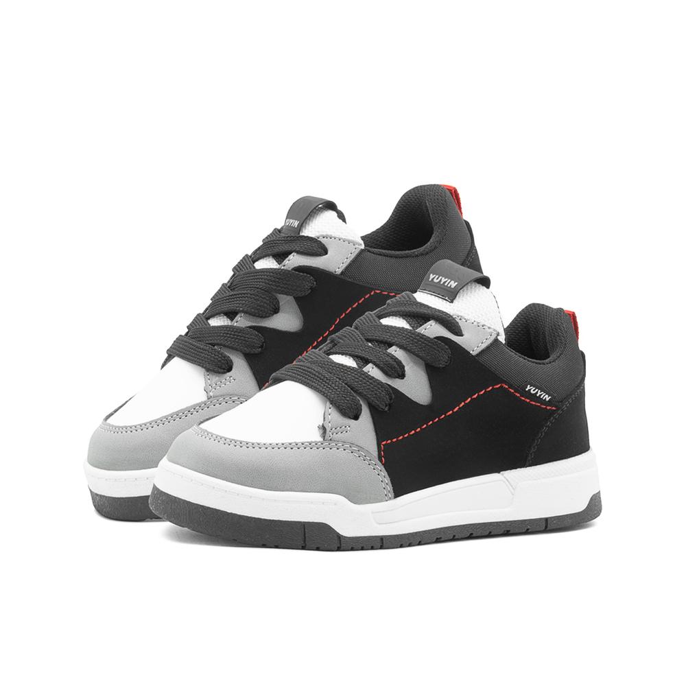 Foto 6 | Tenis Casual Para Niño Yuyin  Ligero Color Negro 18-25 Negro
