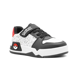 Foto 1 | Tenis Niño Pokemon Gamer Moda Tendencia Blanco Negro 18-25 Negro