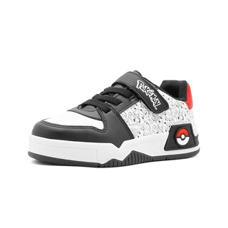Foto 4 | Tenis Niño Pokemon Gamer Moda Tendencia Blanco Negro 18-25 Negro