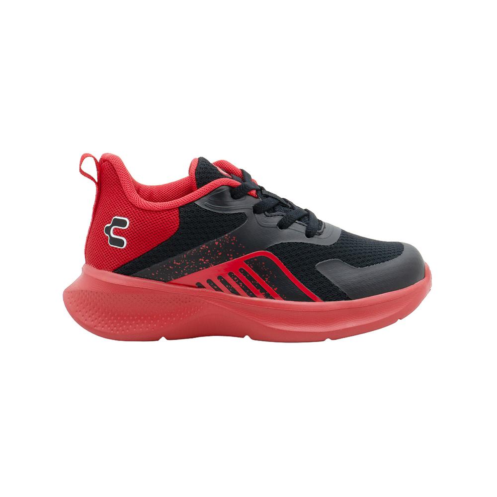 Foto 4 pulgar | Tenis Charly  Running Textil Para Niño 18-21.5 Transpirable Negro