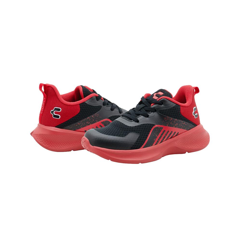Foto 5 | Tenis Charly  Running Textil Para Niño 18-21.5 Transpirable Negro