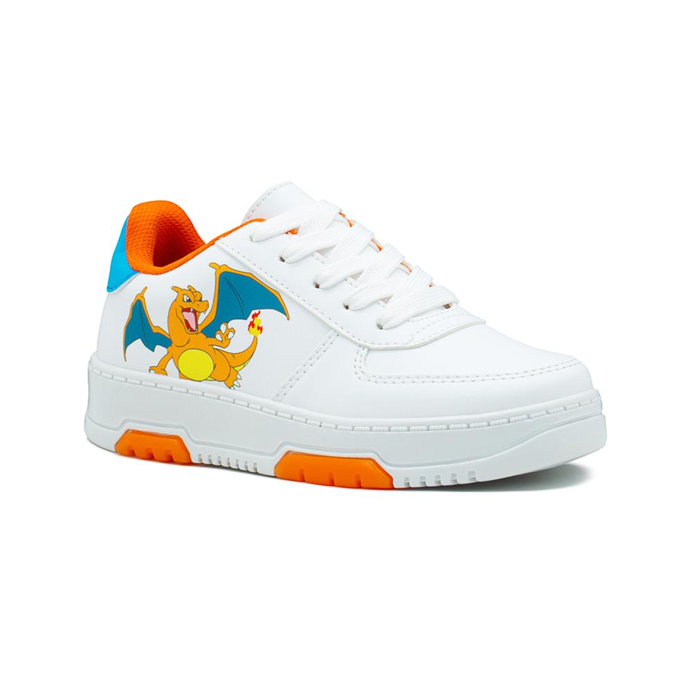 Foto 2 pulgar | Tenis Niño Pokemon Charizard Gamer Urbano 18-25 Color Blanco Blanco