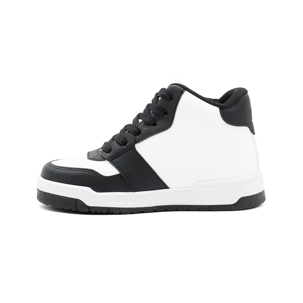 Foto 3 pulgar | Tenis Infantil Gamer Minercraft Creeper Blanco Negro Bota Negro