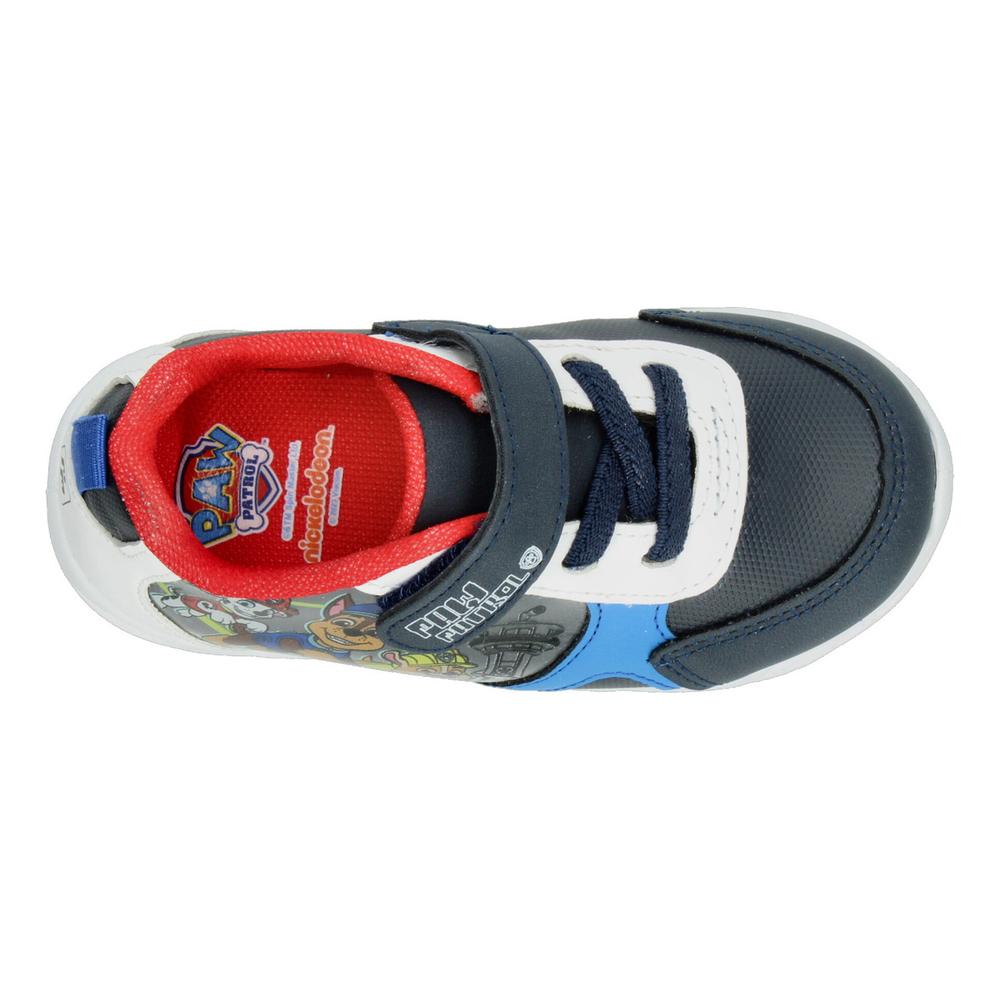 Foto 8 | Tenis Niño Toddler Paw Patrol Azul Marino Casual Suela Luces Led Ligero Velcro Ajustable Azul Marino