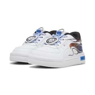 Foto 3 | Tenis Puma Ca Pro Hot Wheels Inf Para Niño Blanco