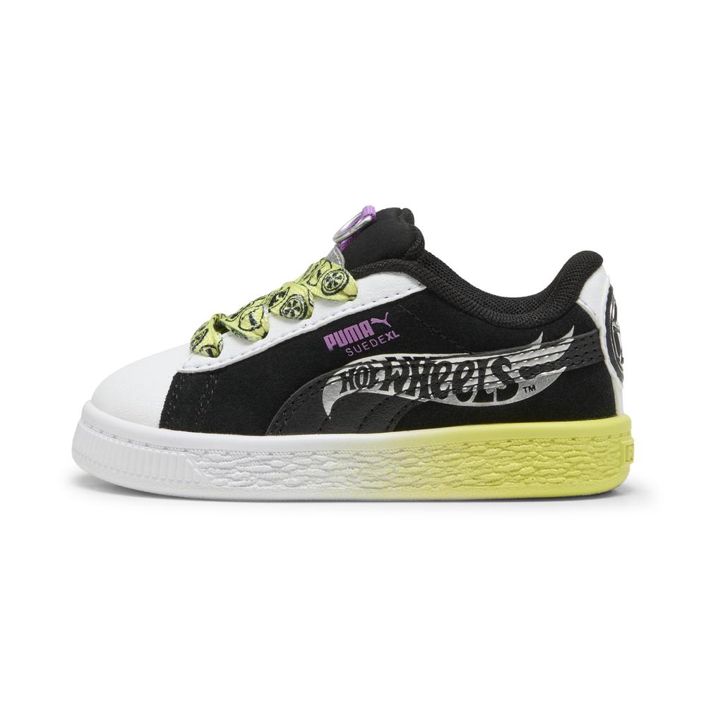 Foto 2 pulgar | Tenis Puma Suede Xl Hpt Wheels Inf Para Niños Negro