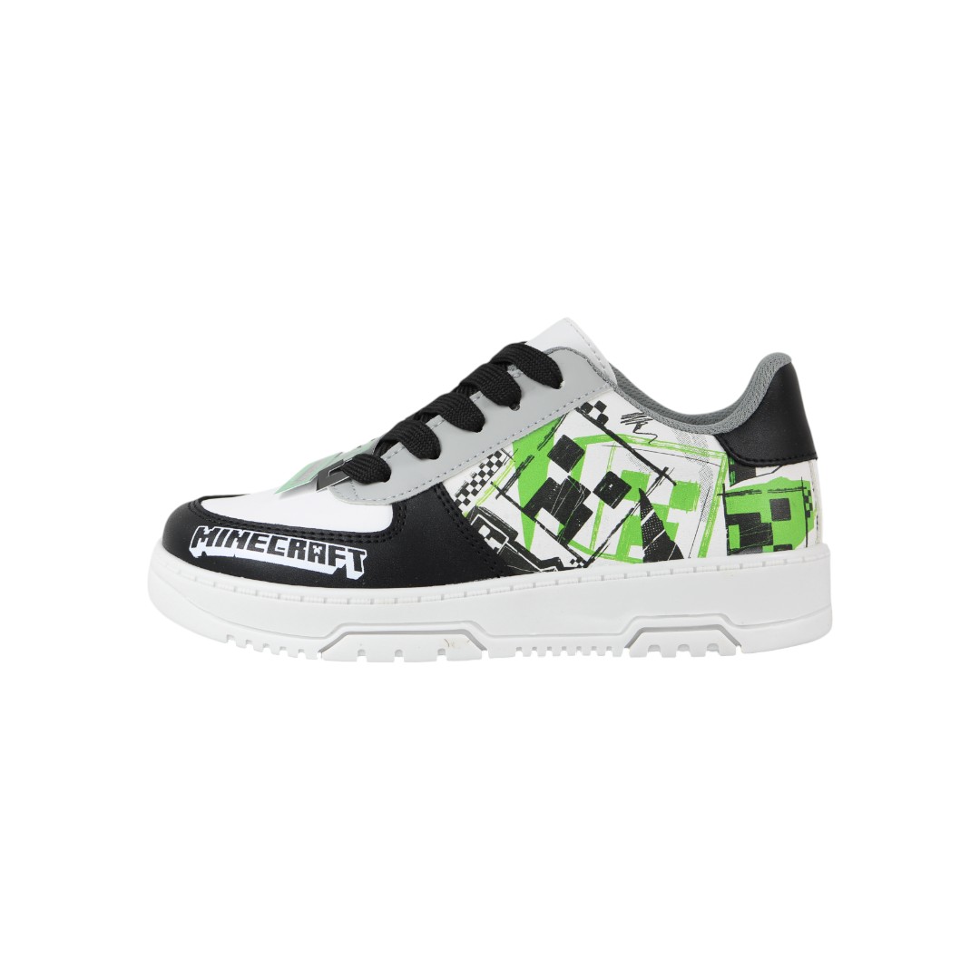 Foto 4 pulgar | Tenis Niño Minecraft Gamer Yuyin Mi4022 Gris