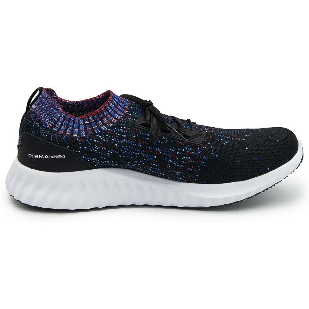 Tenis Calcetin Pirma Para Niño Negro/azul Ligeros 18-21 Negro