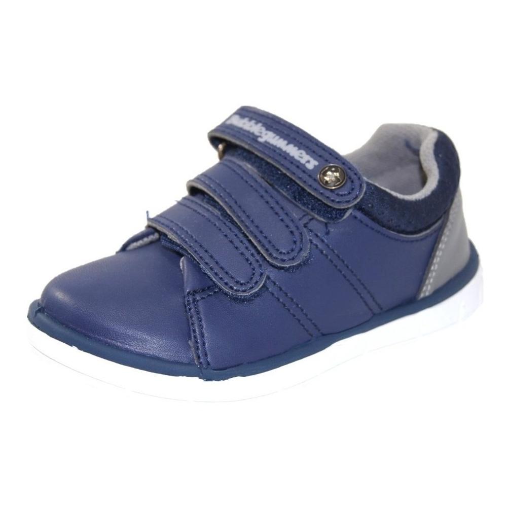 Tenis Niño Moda Bubble Gummers Heizer Marino Gris 15-19 Azul Marino