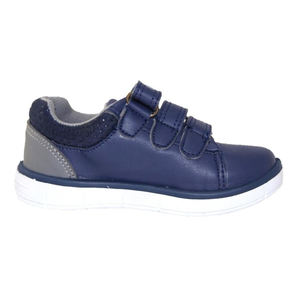 Foto 2 | Tenis Niño Moda Bubble Gummers Heizer Marino Gris 15-19 Azul Marino