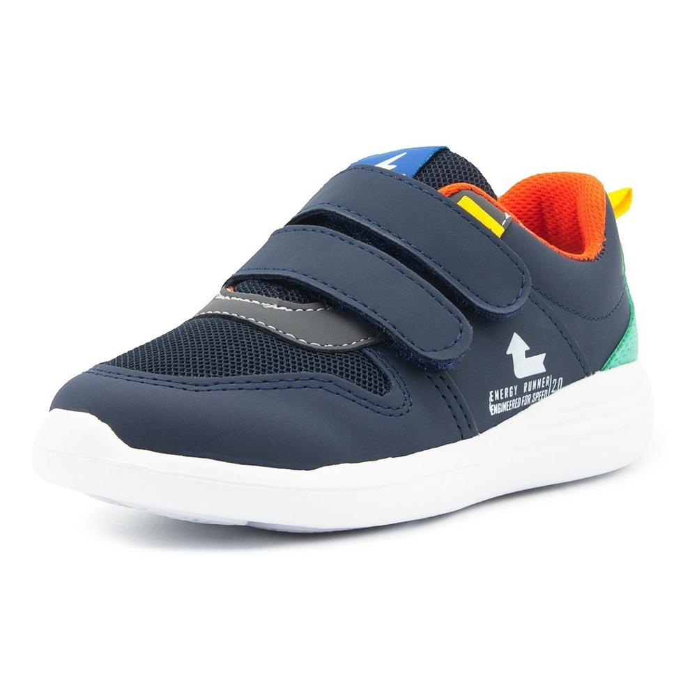 Foto 2 | Tenis Niño Moda Velcro Roddyck Color Marino Ligeros 12-17 Azul Marino