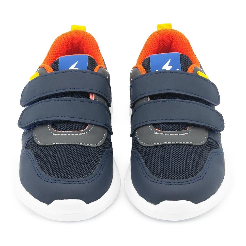 Foto 6 pulgar | Tenis Niño Moda Velcro Roddyck Color Marino Ligeros 12-17 Azul Marino