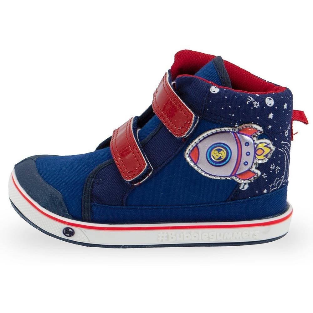Foto 4 pulgar | Tenis Bota Niño Velcro Bubble Gummers Lolo Marino 12-17 Azul Marino