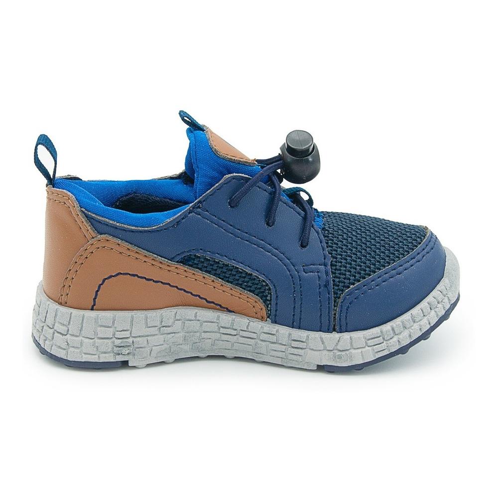Foto 5 pulgar | Tenis Moda Niño Bubble Gummers Nolan Marino 14-18 Ligeros Azul Marino
