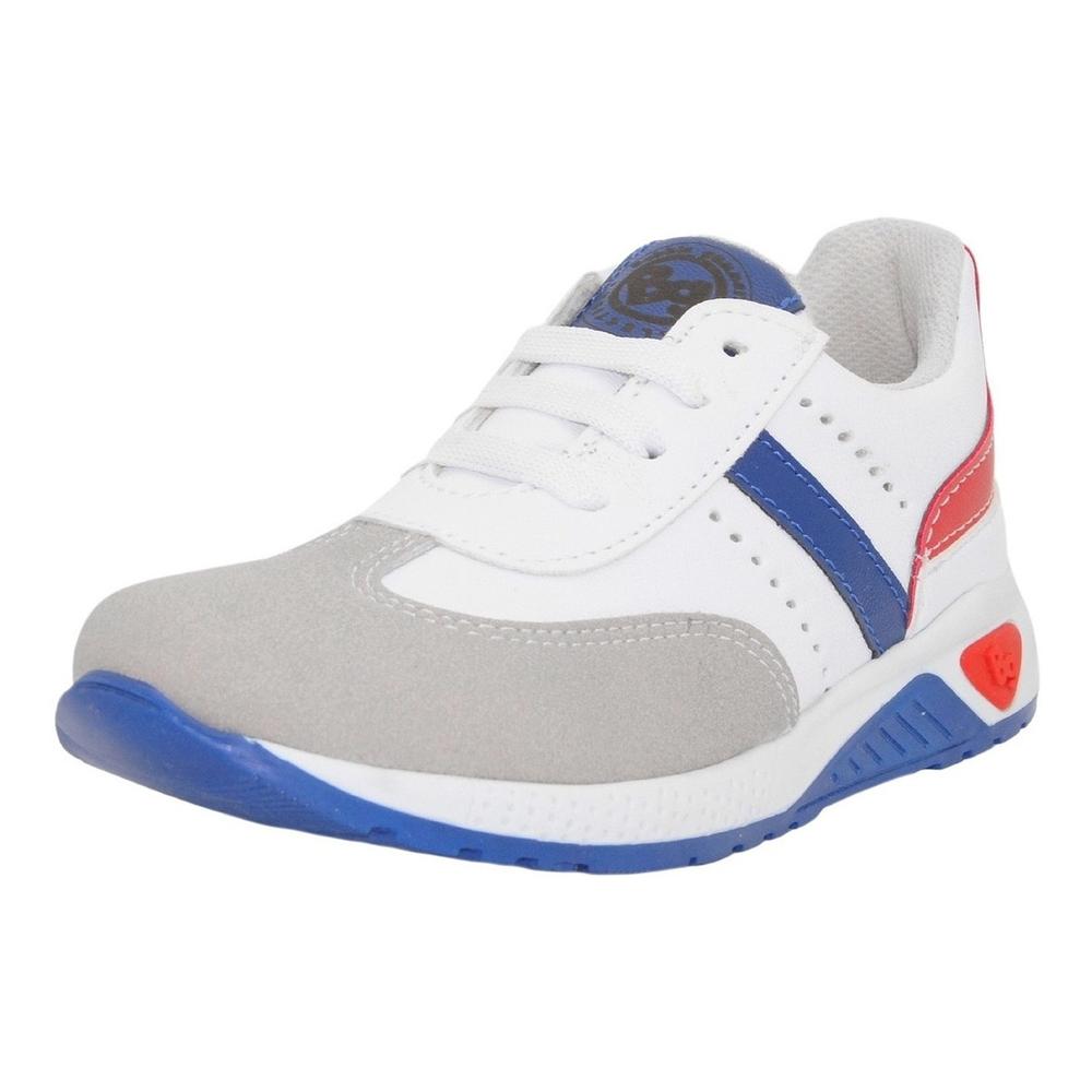 Foto 2 | Tenis Niño Moda Bubble Gummers Kamaleon 14-18 Blanco/rojo Blanco
