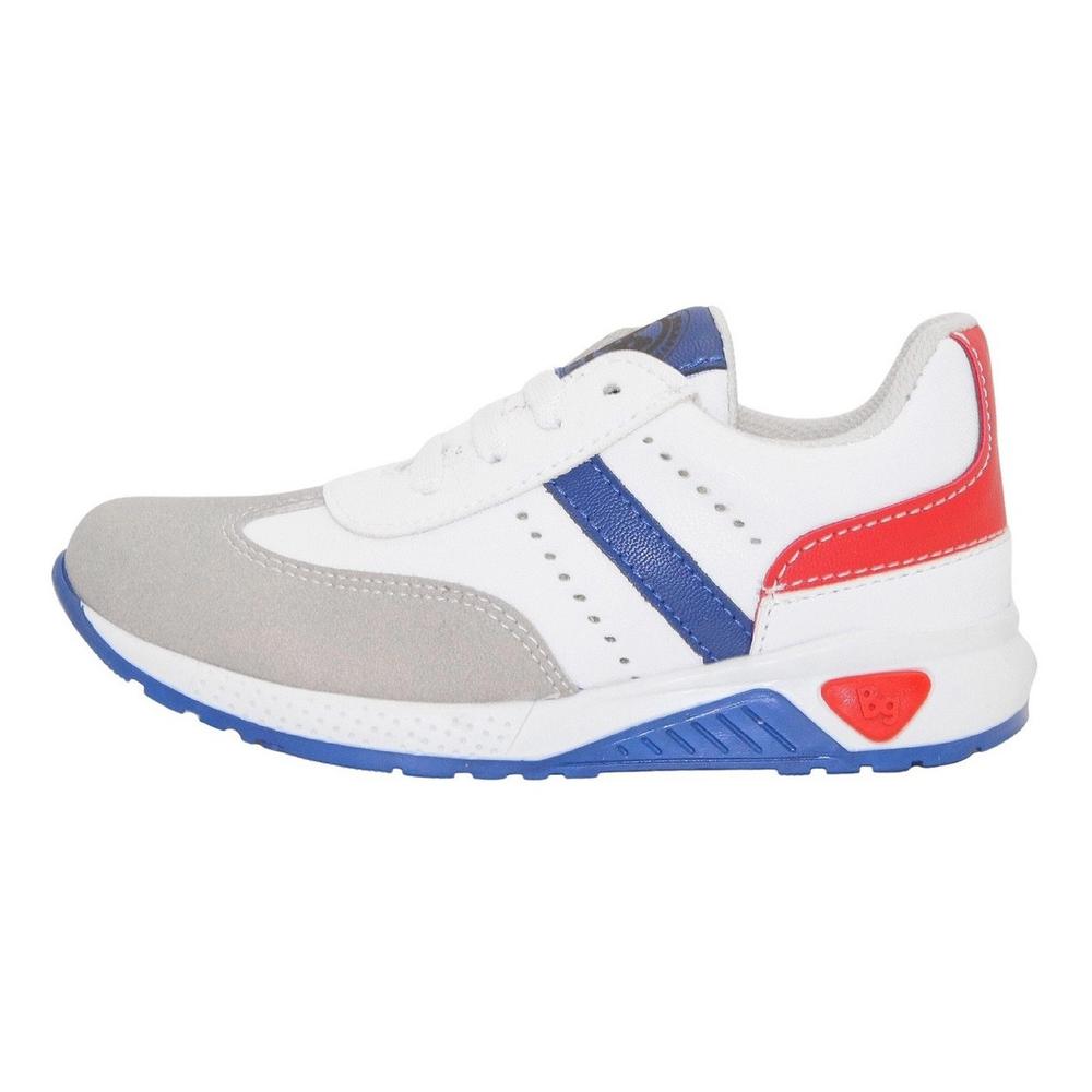 Foto 4 pulgar | Tenis Niño Moda Bubble Gummers Kamaleon 14-18 Blanco/rojo Blanco