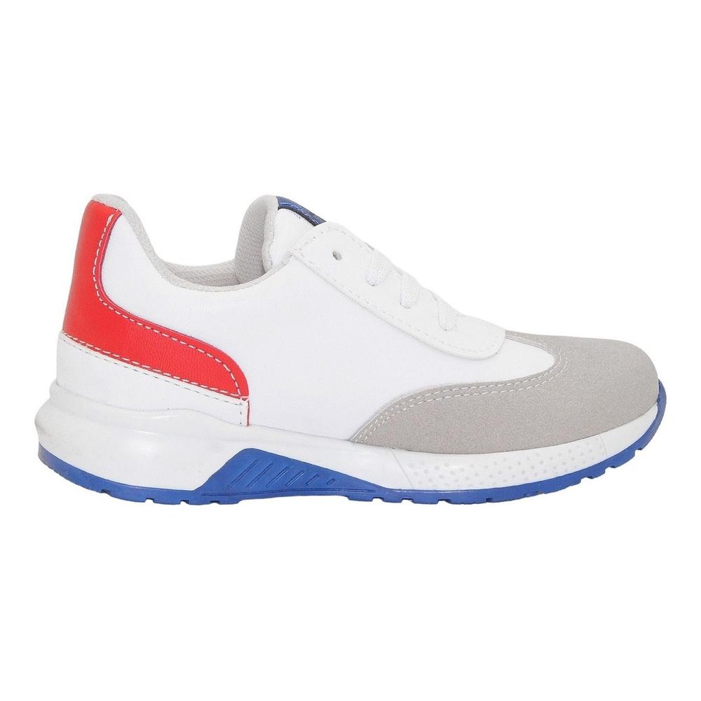Foto 5 pulgar | Tenis Niño Moda Bubble Gummers Kamaleon 14-18 Blanco/rojo Blanco