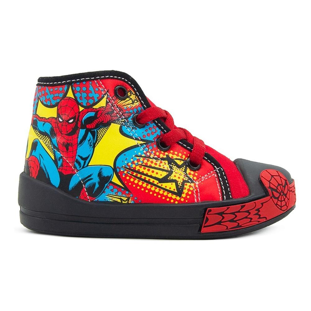 Foto 2 pulgar | Tenis Niño Spider Man Bubble Gummers Zas Blanco/rojo 12-17 Rojo