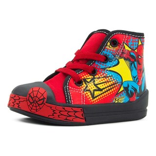Foto 4 | Tenis Niño Spider Man Bubble Gummers Zas Blanco/rojo 12-17 Rojo
