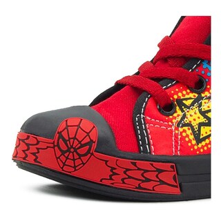 Foto 5 | Tenis Niño Spider Man Bubble Gummers Zas Blanco/rojo 12-17 Rojo