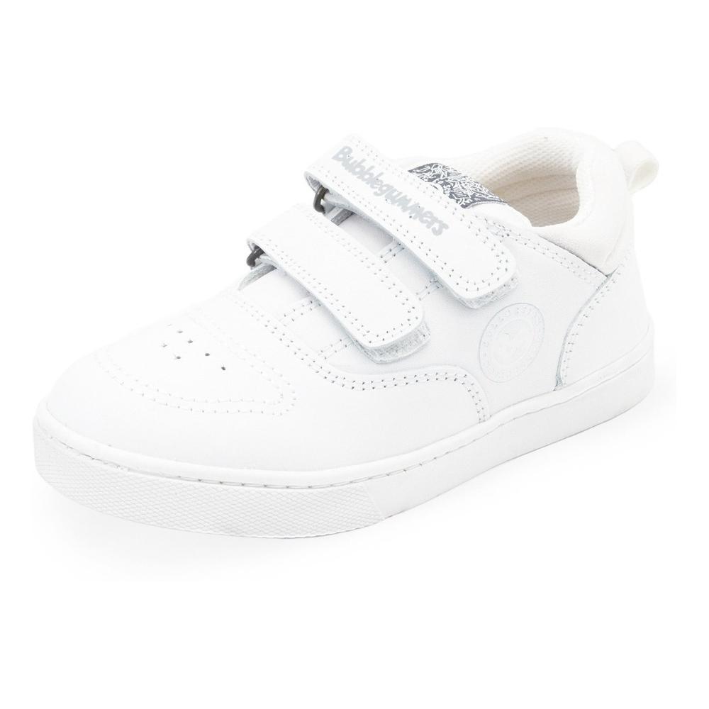 Foto 4 pulgar | Tenis Escolar Niño Bubble Gummers Gerard Velcro 15-21 Gris