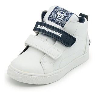 Foto 3 | Tenis Piel Niño Bubble Gummers Icono Blanco/marino 15-21 Blanco