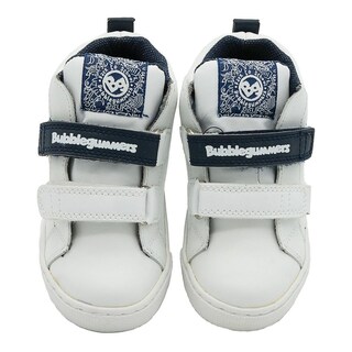 Foto 6 | Tenis Piel Niño Bubble Gummers Icono Blanco/marino 15-21 Blanco