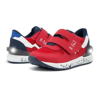 Foto 2 | Tenis Luces Niño Roddyck Velcro Casual Color Rojo 12-14.5 Rojo