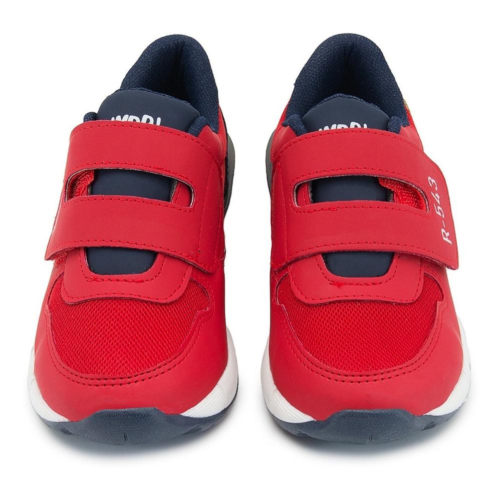 Foto 5 | Tenis Luces Niño Roddyck Velcro Casual Color Rojo 12-14.5 Rojo