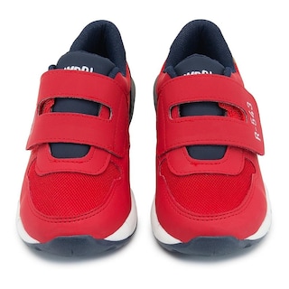 Foto 5 | Tenis Luces Niño Roddyck Velcro Casual Color Rojo 12-14.5 Rojo