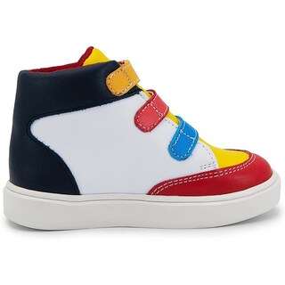 Foto 5 | Tenis Moda Tendencia Bota Plaza Sesamo Niño 13-21 Rojo Rojo
